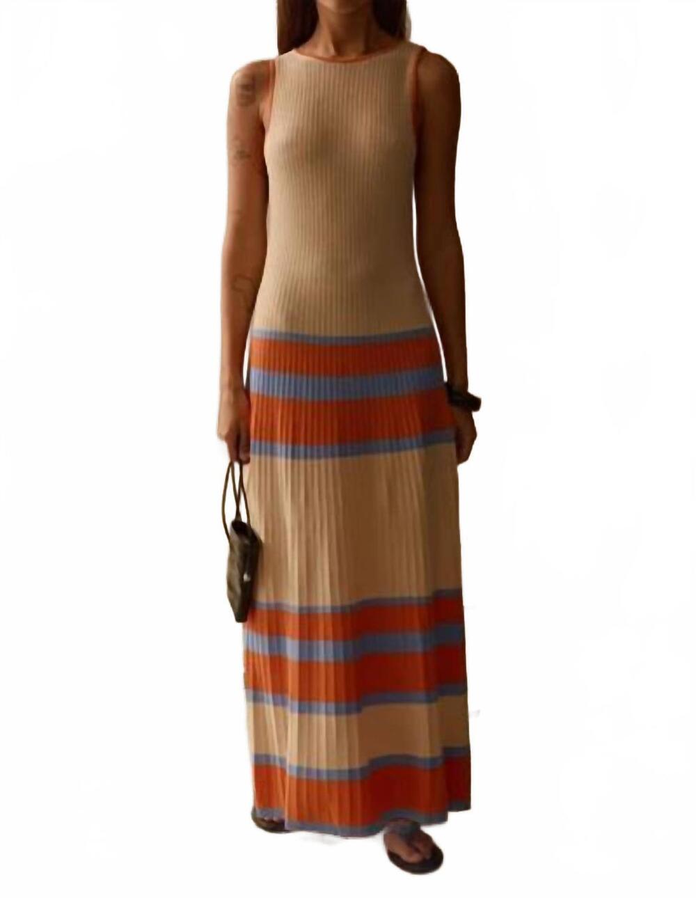 NEW SANCIA tavira knit dress in multi